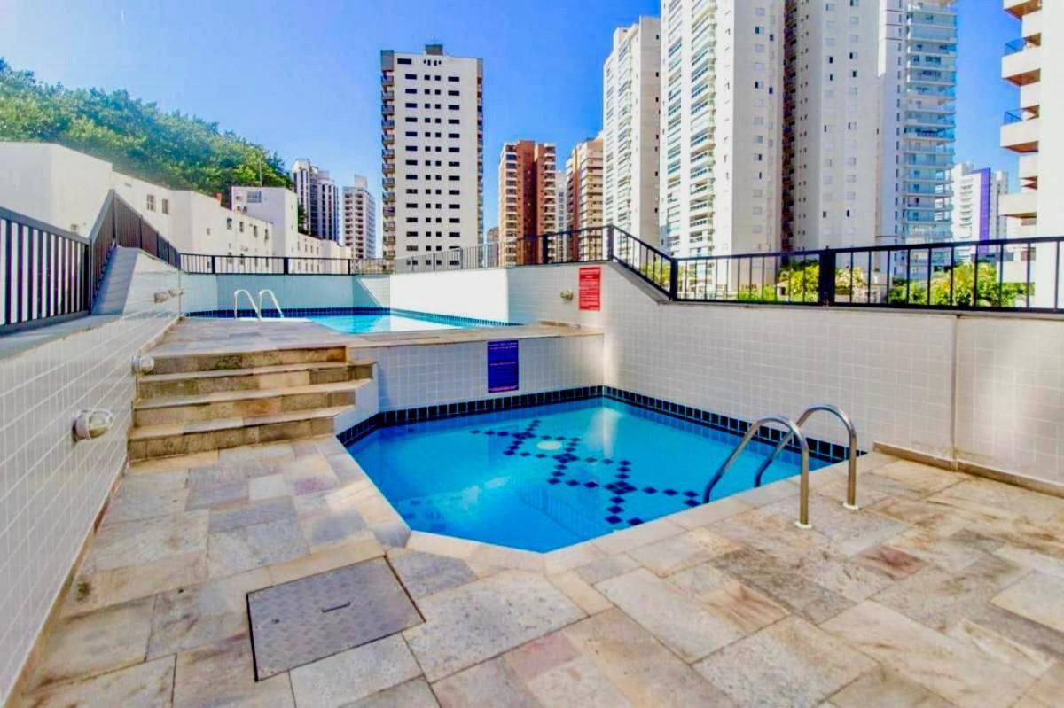 Apto Com Piscina 2 Quadras Da Praia Guaruja Ngoại thất bức ảnh